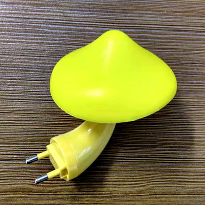 Creative mushroom plug-in LED bedside night light light controlled sensor bedroom