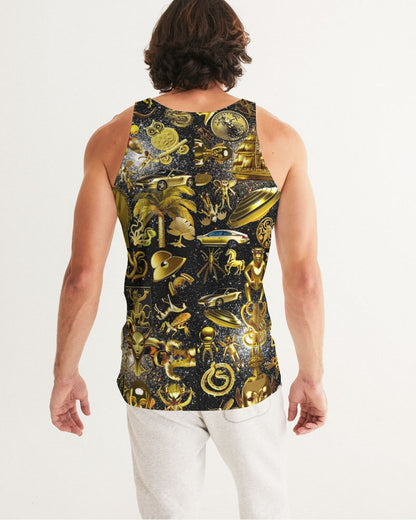 Outer Space Abstrak Men's All-Over Print Tank