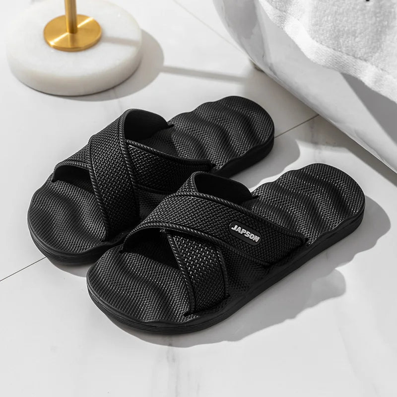 Summer Men Women Home Slippers Soft Indoor House Shoes Slides Guest Shoes Sleepers Slipers Bathroom Room Bedroom