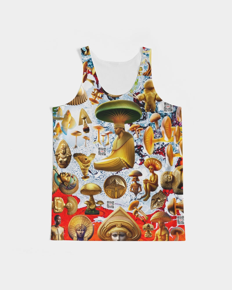 Illustration Abstrak Men's All-Over Print Tank