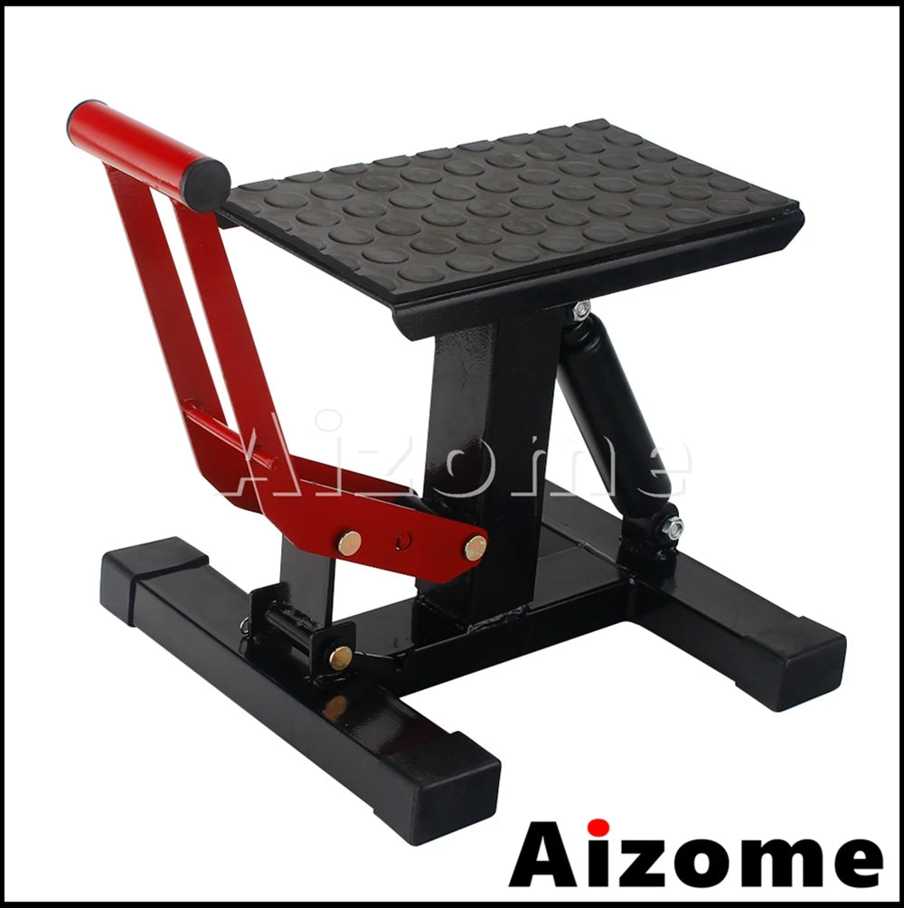 330 LBS Adjustable Height Lifting Stand Motorcycle Jack Hoist Stand Lift Table For Honda Suzuki Yamaha Kawasaki Enduro off Road