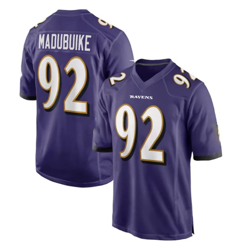 NFL Football Jersey Ravens 27 92 99 Ravens J.K. Dobbins Jersey3D Digital Printed Loose Oversized Men's and Women's Sports Top