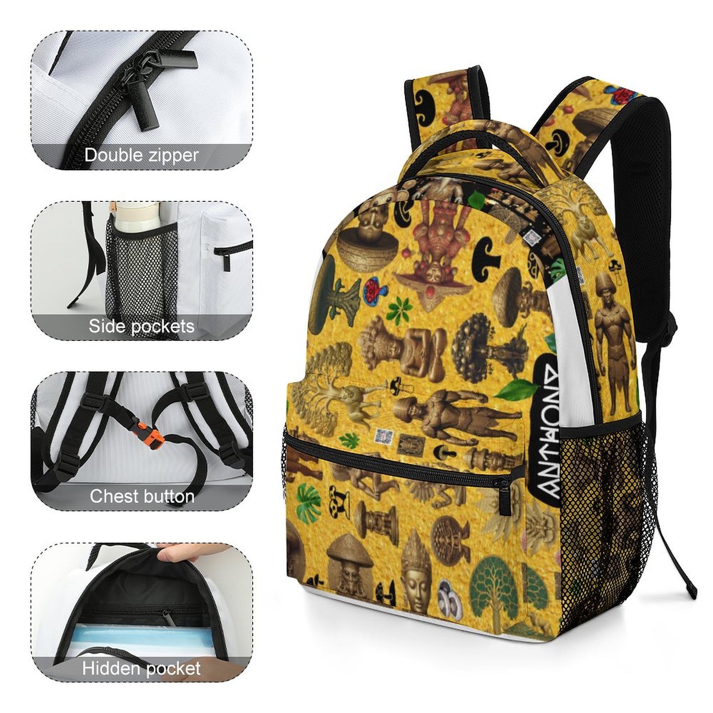 Durable Children's School Backpacks A012 (2 Sites)