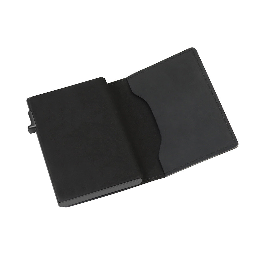 Rfid Card Holder Men Wallets Money Bag Male Black Short Purse Small Leather Slim Wallets Mini Wallets For Airtag Air Tag