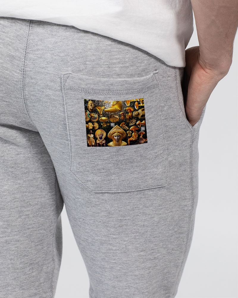 Illustration Abstrak Unisex Premium Fleece Joggers | Lane Seven