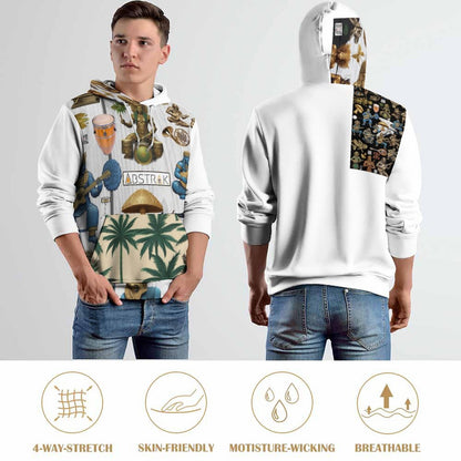 230gsm Printed Hoodie for Men (All-Over Printing)