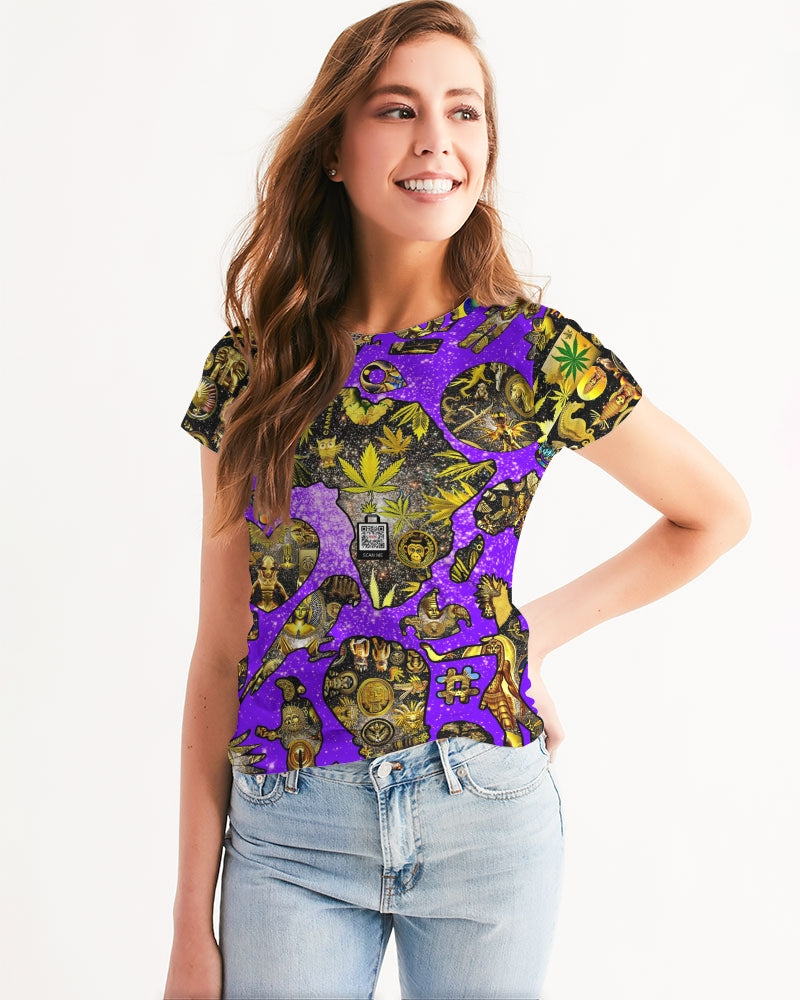 Ancient Abtsrak Women's All-Over Print Tee