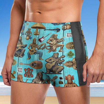 Men's Swimming Trunks DN003 (All-Over Printing)