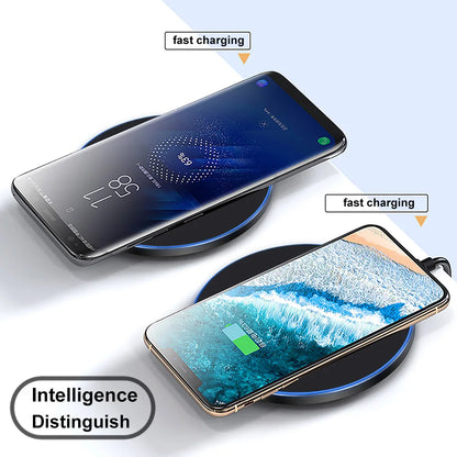 30W Wireless Charger Pad for iPhone 15 14 13 12 11 Pro Max XR Samsung Galaxy S22 S21 S10 S9 Xiaomi Fast Charging Docking Station