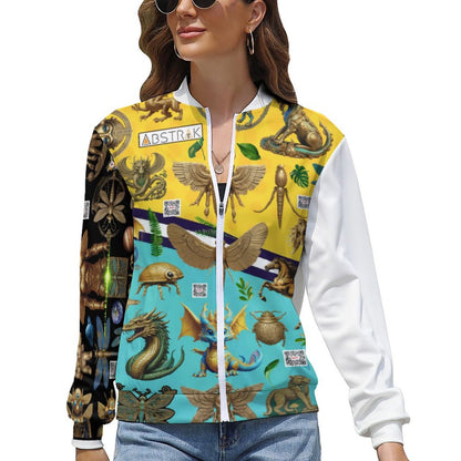 Women's Zipper Jacket LLJK (All-Over Printing)