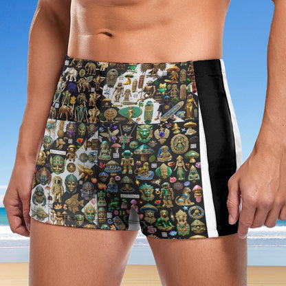 Fashionable Men's  boardshorts Swim Trunks DN003 (All-Over Printing)