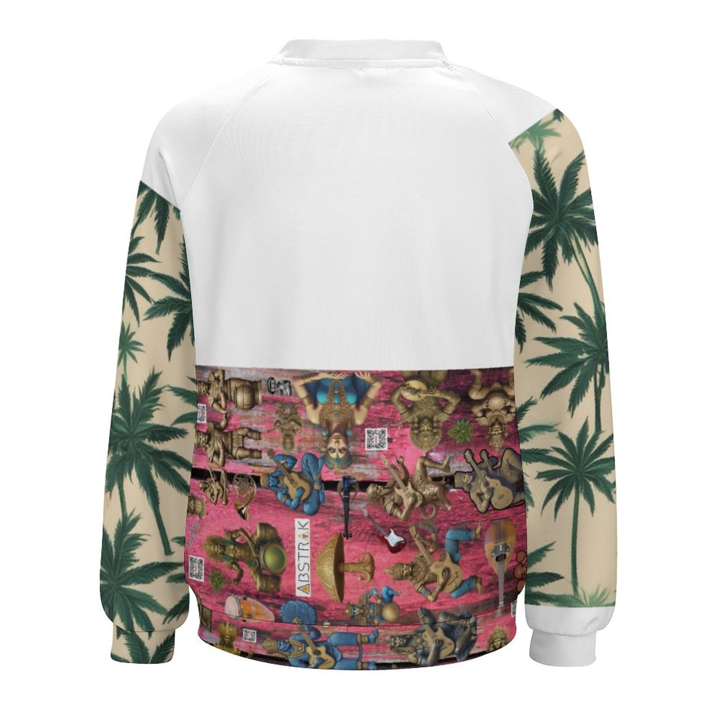 280gsm Custom Sweatshirt Designs Raglan Style RHDEC2 (All-Over Printing)