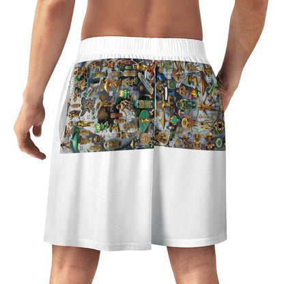 170gsm Pajama Shorts for Men LM012 (All-Over Printing)