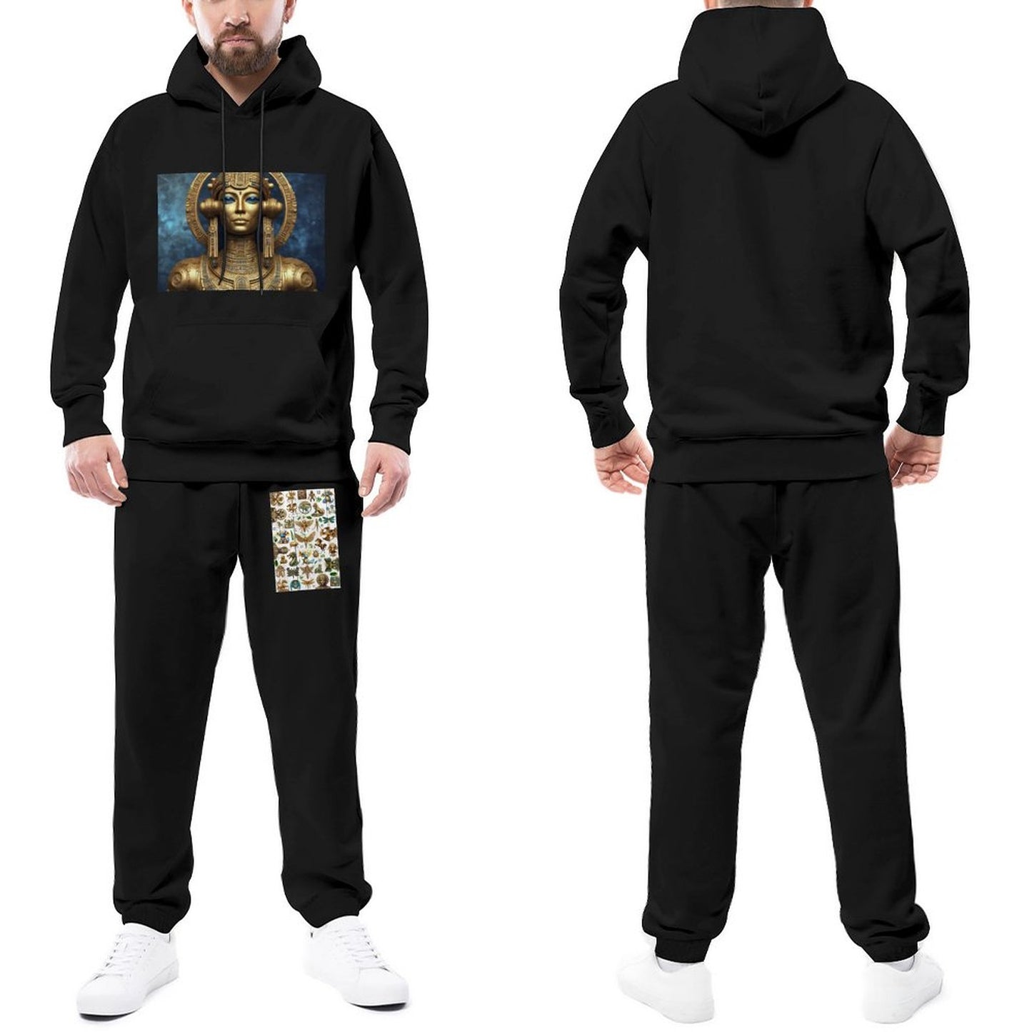 DTF Hoodie and Sweatpants Set