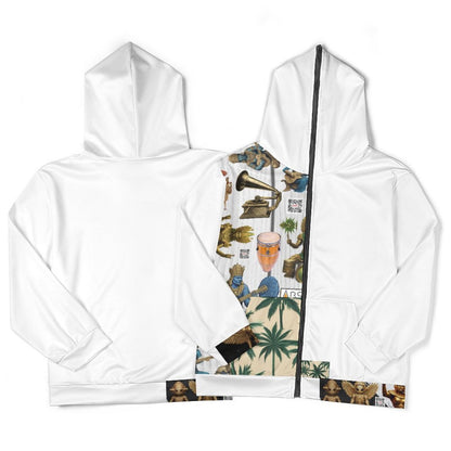 230gsm Custom Zip up Hoodie WY14 (All-Over Printing)