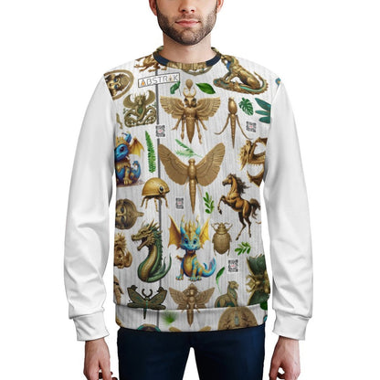 250gsm Round Neck Men's Sweatshirt 4T35 (All-Over Printing)