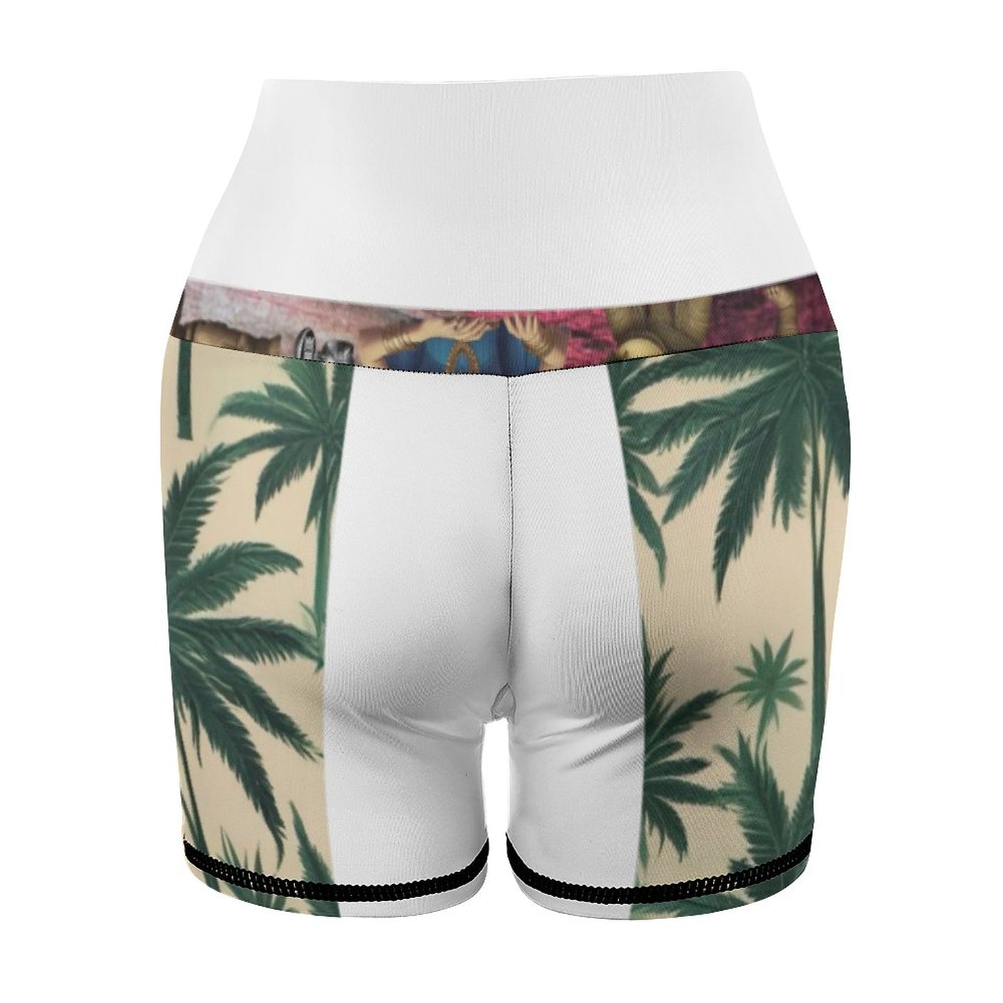 Women Yoga Shorts Y10A (All-Over Printing)