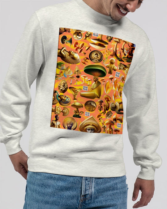 Illustration Abstrak Unisex Premium Crewneck Sweatshirt | Lane Seven