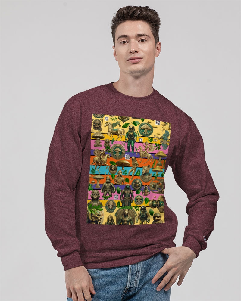 Mushroom Abstak Collection Unisex Sweatshirt | Champion