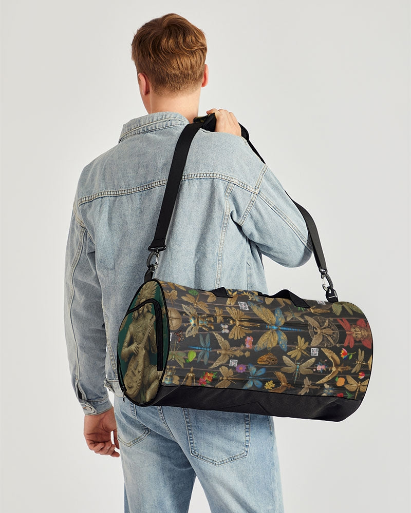 Abstrak dragonfly Sports Duffle Bag