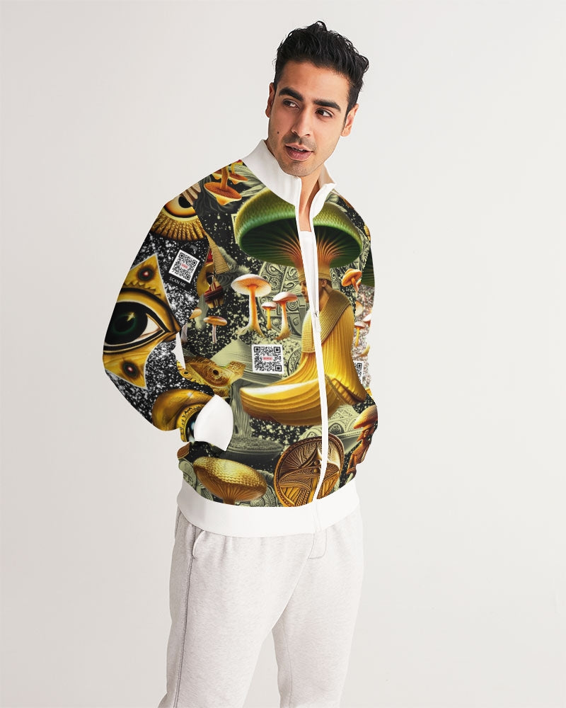 Illustration Abstrak Men's All-Over Print Track Jacket