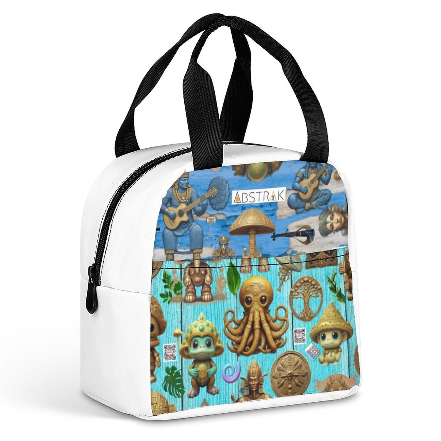 Insulated Lunch Bag with Pocket (All-Over Printing)