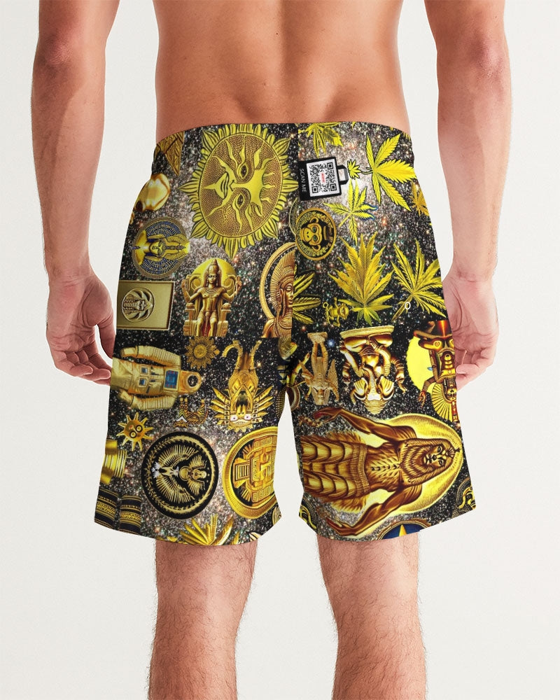 Abstraknyc Men's All-Over Print Swim Trunk