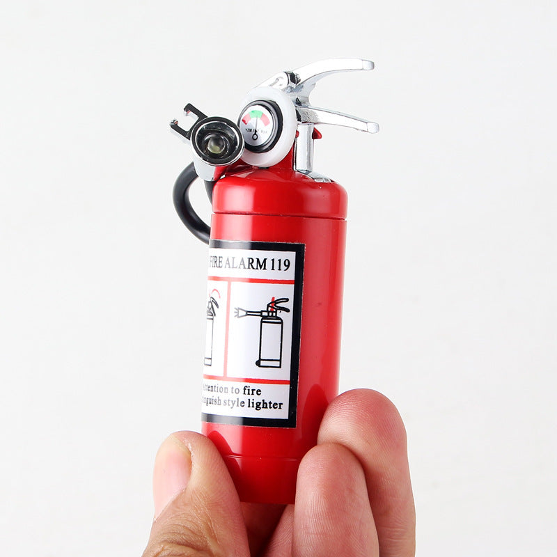 Creative Fire Extinguisher Shaped Lighter, Butane Free