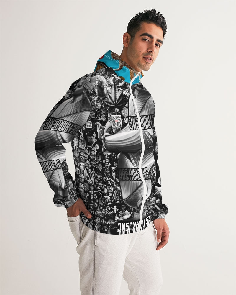 Matrix Vison Men's All-Over Print Windbreaker