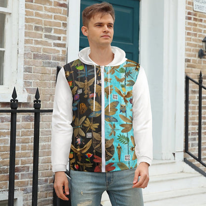 230gsm Men’s Zip Up Hoodie GH (All-Over Printing)