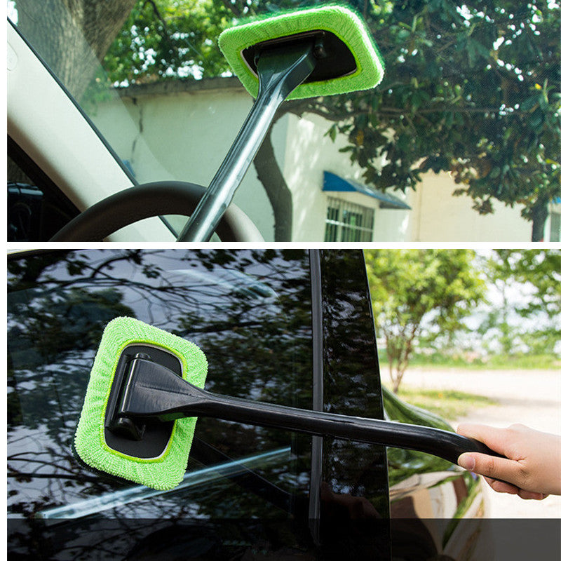 Car Window Cleaning Brush Microfiber Wiper Cleaner