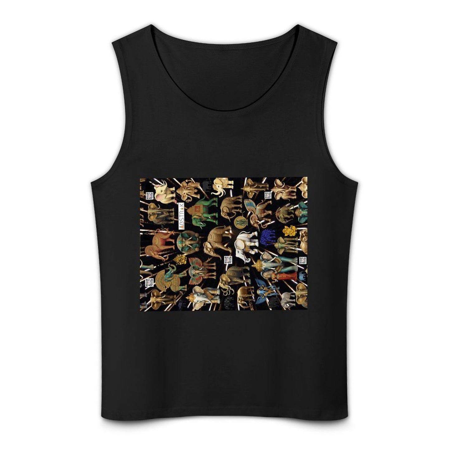 DTF 160gsm Men's Cotton Tank Top BX (Dual-sided Printing)