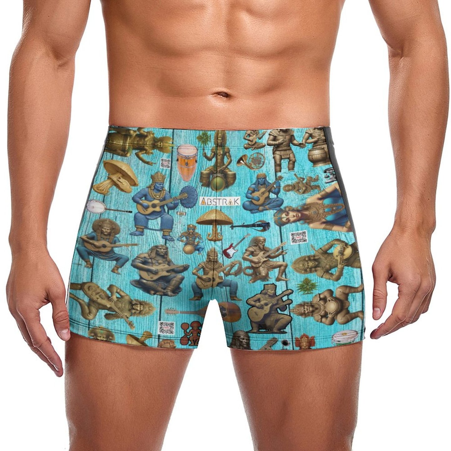 Men's Swimming Trunks DN003 (All-Over Printing)