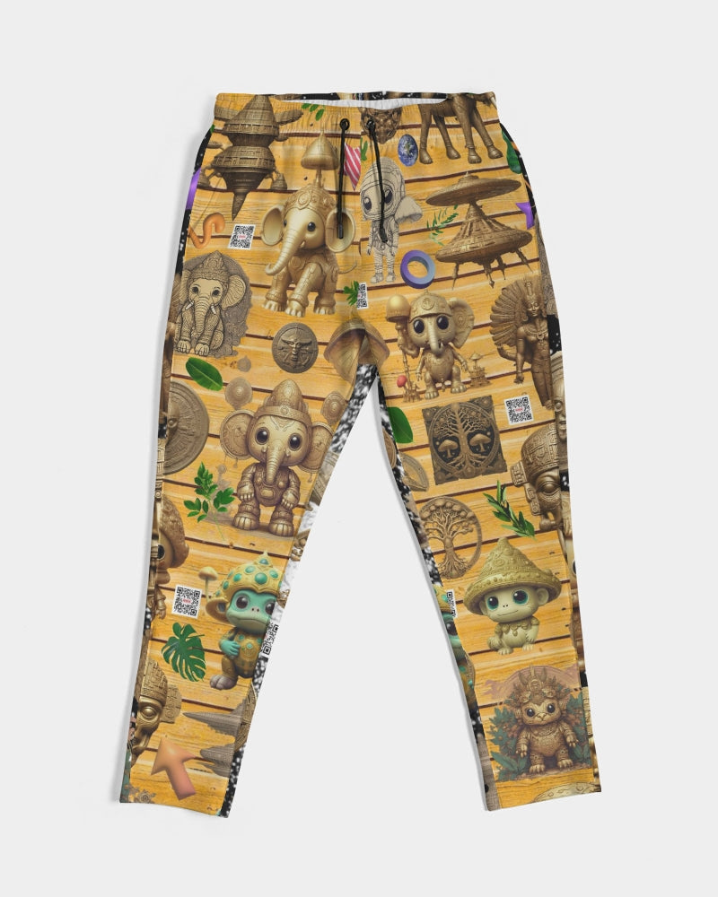 Elephant Collection Men's All-Over Print Joggers