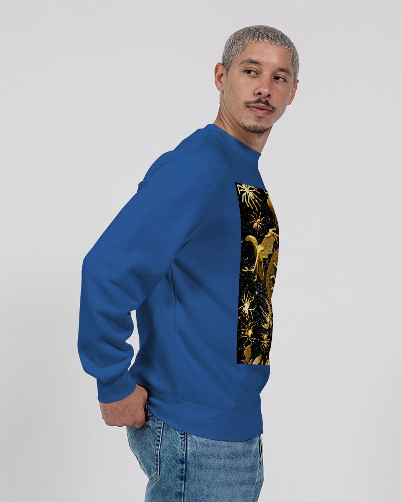 Mixed Abstract Design Unisex Premium Crewneck Sweatshirt | Lane Seven