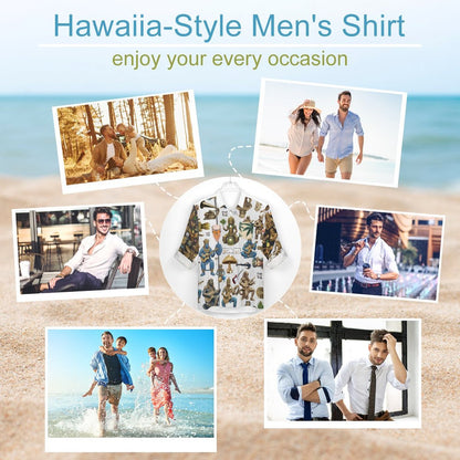 Long Sleeve Hawaiian Shirts for Men AY007 (All-Over Printing)