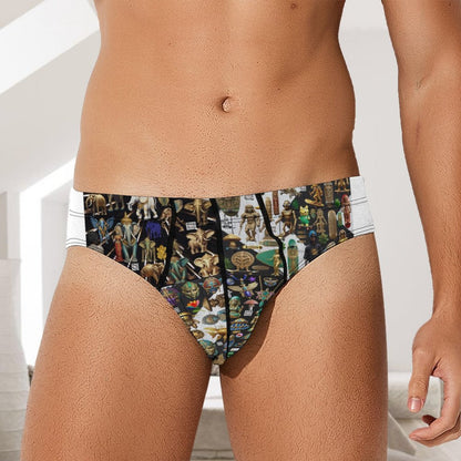 180gsm Milk Silk Men's Briefs K44 (All-Over Printing)