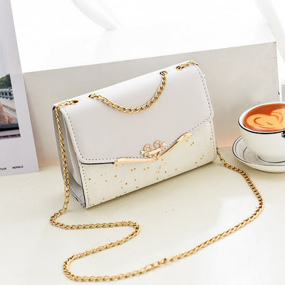 New Women's Bag Single Shoulder Crossbody Bag Sequin Fashion Bag Korean Edition Women's Shoulder Bag Mobile Bag Wallet Trend