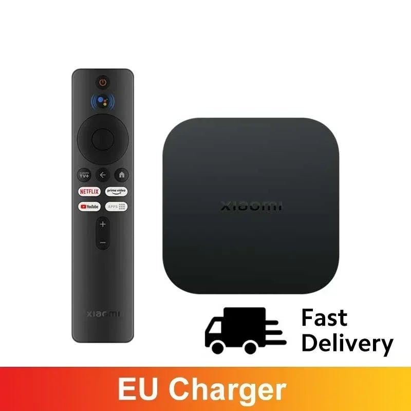 Global Version Xiaomi Mi TV Box 2nd Gen 4K Ultra HD Google TV 2GB 8GB Dolby Vision HDR10+ Google Assistant Smart Mi Box S Player