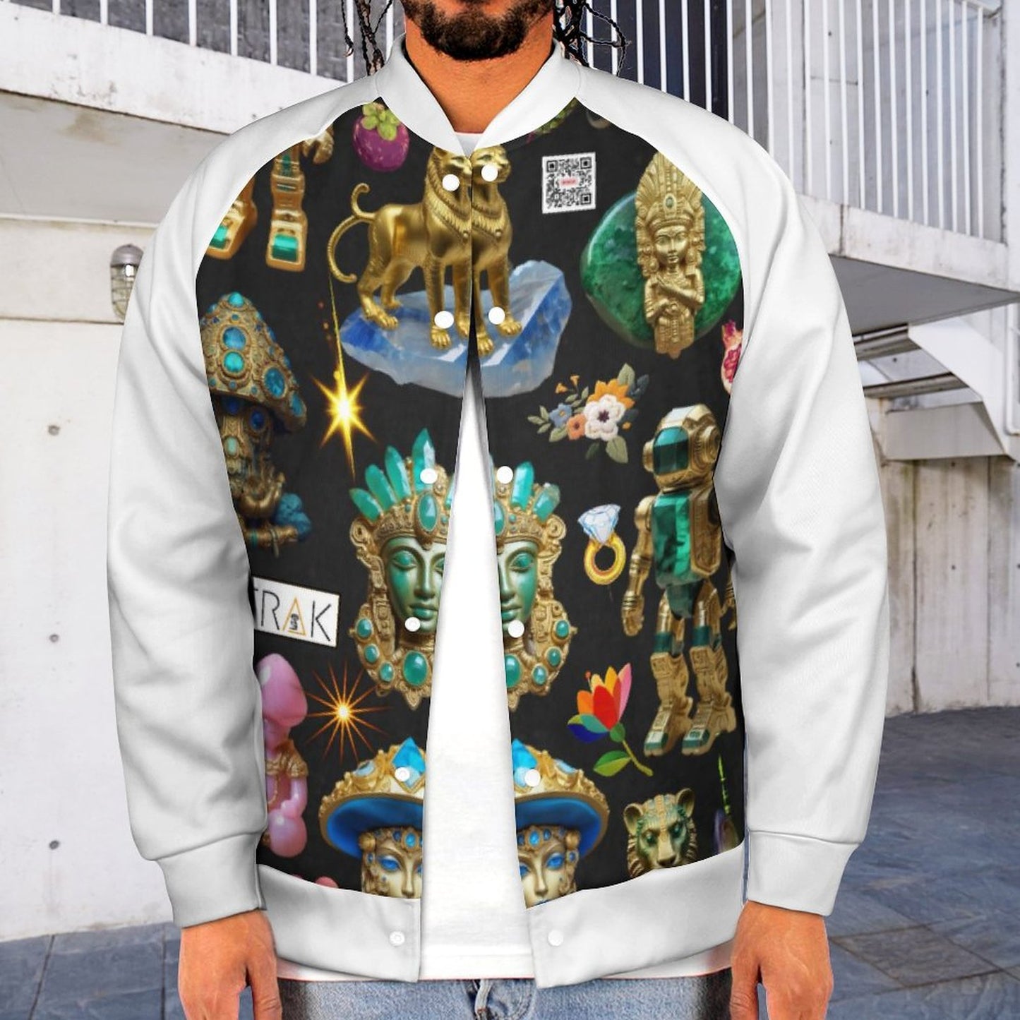 Men's Baseball Jacket (All-Over Printing)