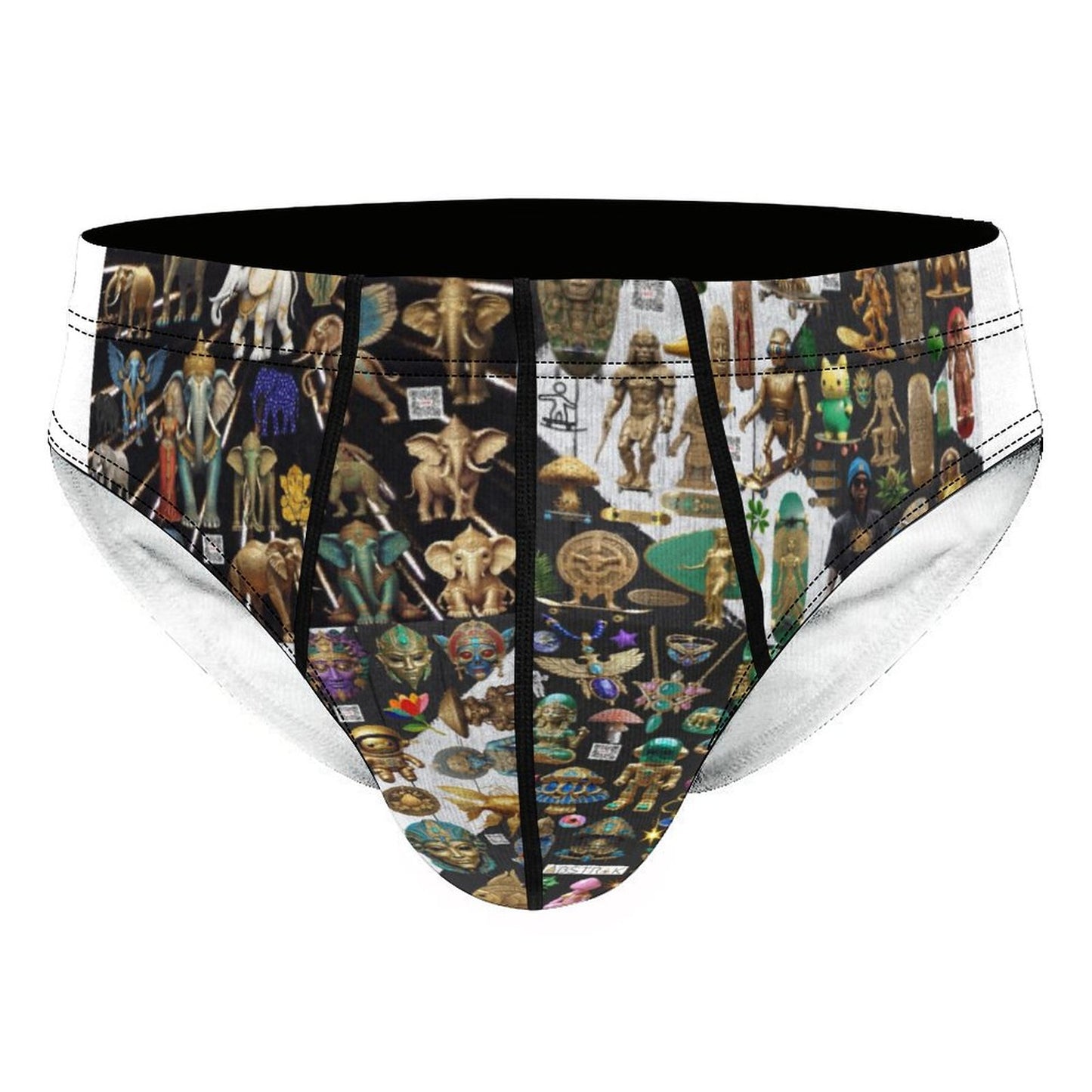 180gsm Milk Silk Men's Briefs K44 (All-Over Printing)