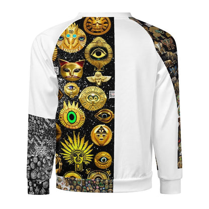 280gsm Men's Crewneck Sweatshirt Raglan A27H (All-Over Printing)