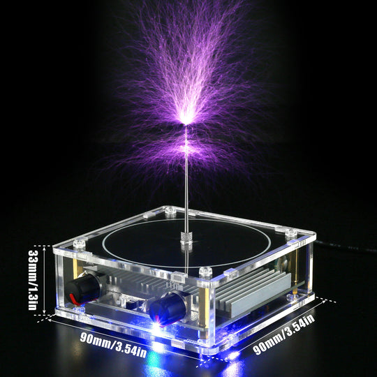 Music Tesla Coil Touchable Artificial Lightning Ar C Plasma Loudspeaker Generator Desktop Toy Wireless Transmission Experiment