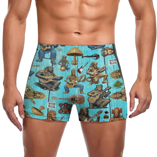 Men's Swimming Trunks DN003 (All-Over Printing)