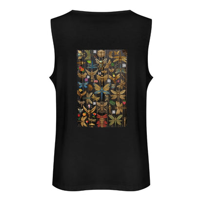 DTF 160gsm Men's Cotton Tank Top BX (Dual-sided Printing)