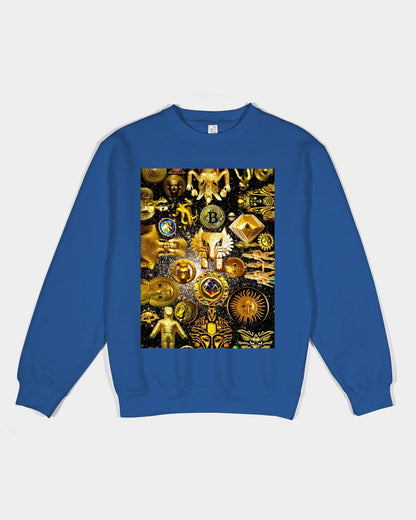 Ancient Abstrak Unisex Premium Crewneck Sweatshirt | Lane Seven