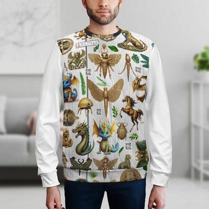 250gsm Round Neck Men's Sweatshirt 4T35 (All-Over Printing)