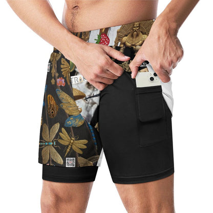 Men Beach Shorts with 4 Pockets DS076