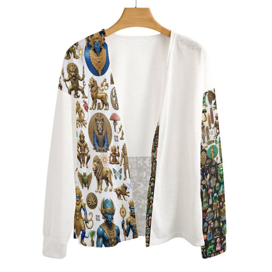 Long Sleeve Drop Shoulder Open Shirt NZ055 (All-Over Printing)