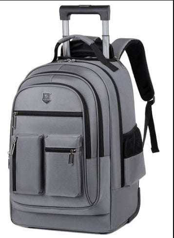 Trolley Backpack Ultra-light Trolley Bag Large Capacity Single-directional Wheel